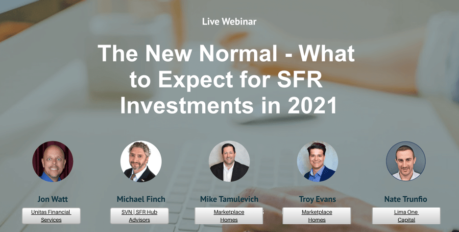 The New Normal: What to Expect for SFR Investments in 2021